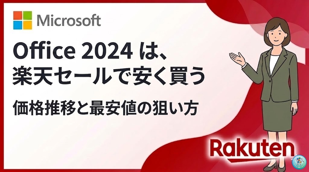 【楽天SALE】Office 2024 楽天セールの値段や通常価格の推移