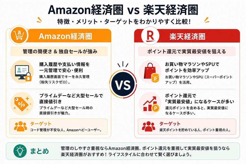 まずは気になる価格について見ていきましょう。Microsoft 365 Personalを最安で購入する方法は、楽天またはAmazonのオンラインコード版を利用することです。