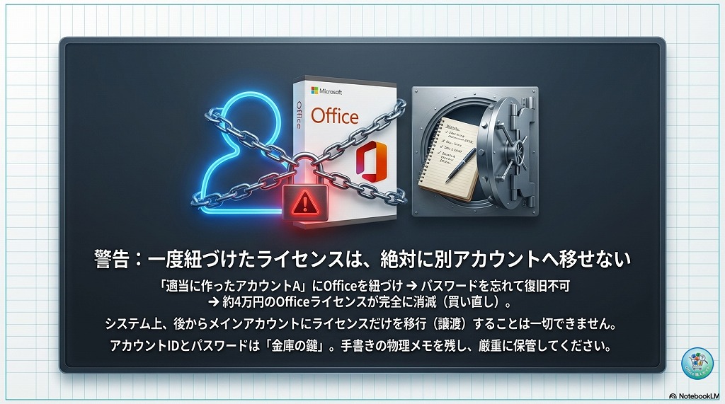 【警告】アカウント作成・紐づけに関する最大のデメリット(注意点)