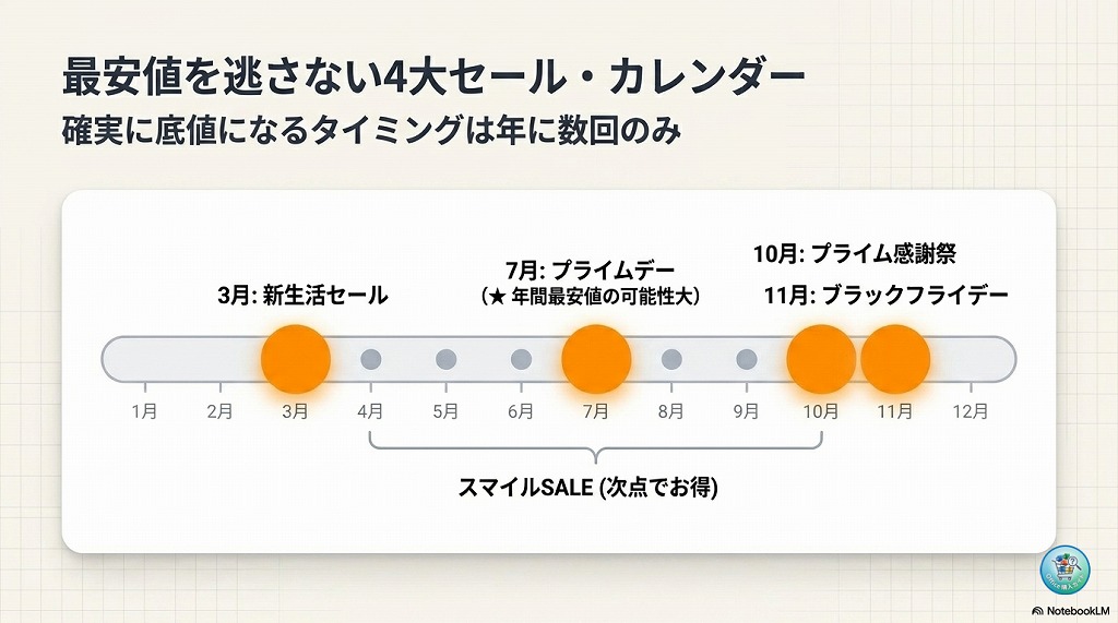 Amazonの大型セールはいつ？Microsoft 365の買い時カレンダー