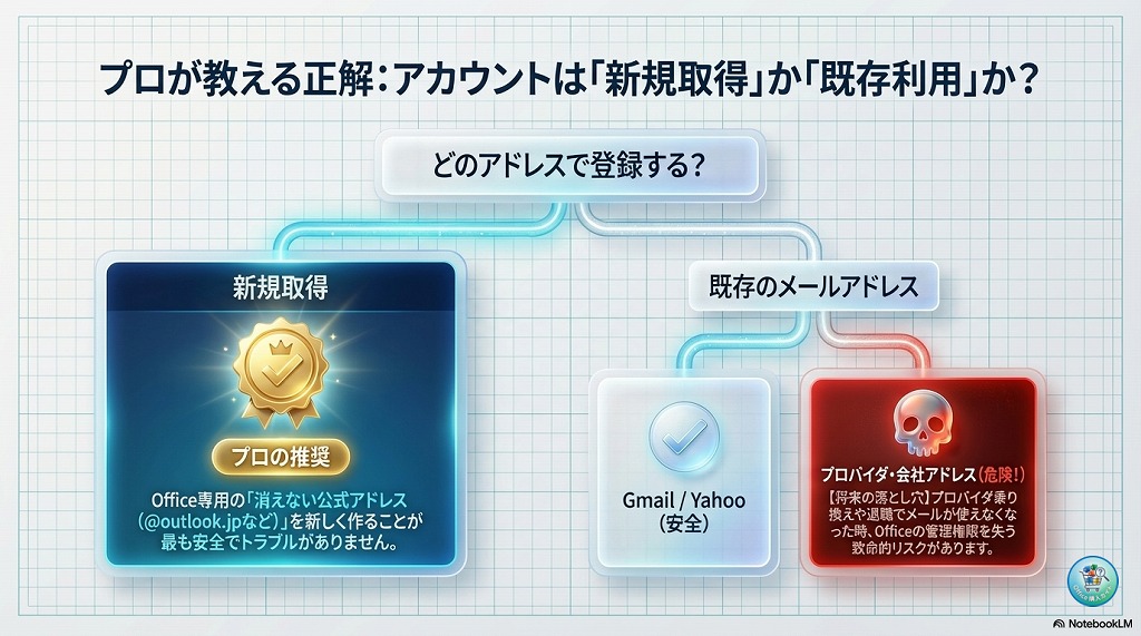 新しく始めるなら、メールアドレスを取得しましょう!