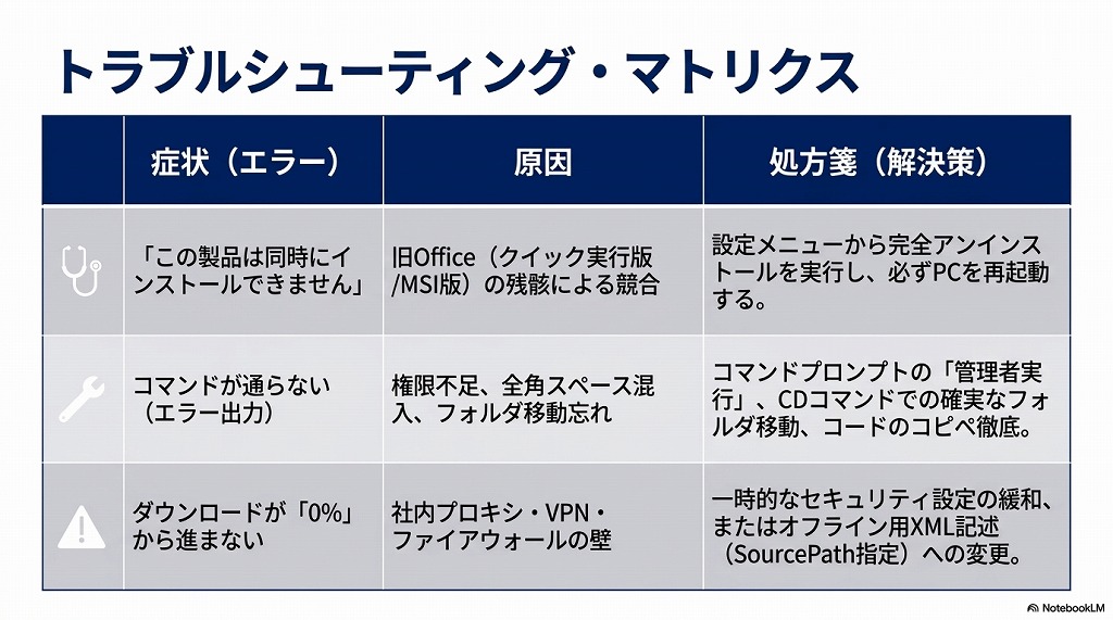 インストールできない？よくあるエラーと対処法