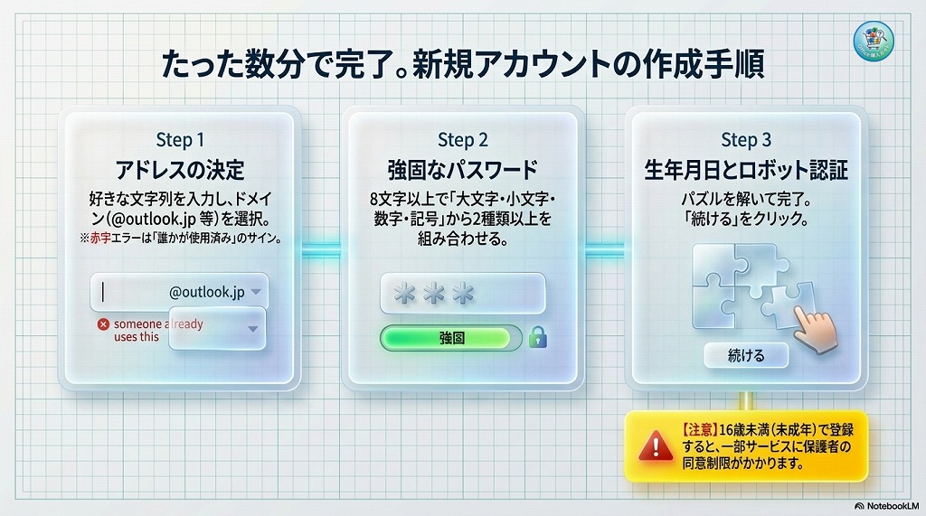インストールの3ステップ