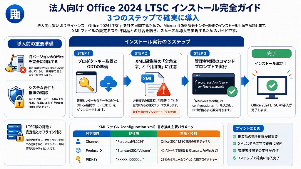 まとめ：正しい手順でスムーズな社内展開を
