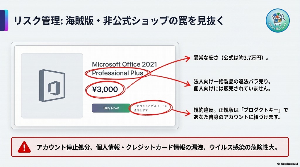 騙されないで！非正規品（海賊版）の3つの見分け方