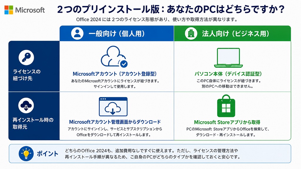 プロダクトキー不要】Office Home & Business 2024（プリインストール