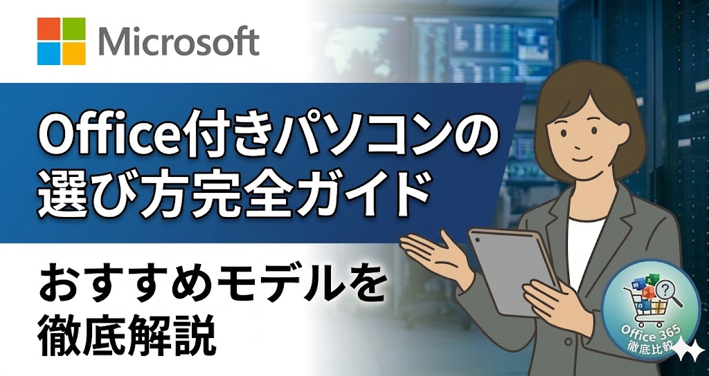 Office付きパソコンの選び方完全ガイド！プリインストール版オフィス搭載PCのお得な買い方やおすすめモデルを徹底解説