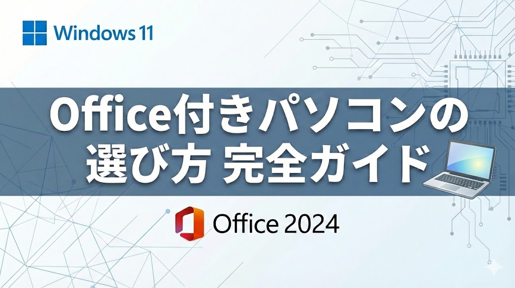 Office付きパソコンの選び方完全ガイド！プリインストール版オフィス搭載PCのお得な買い方やおすすめモデルを徹底解説