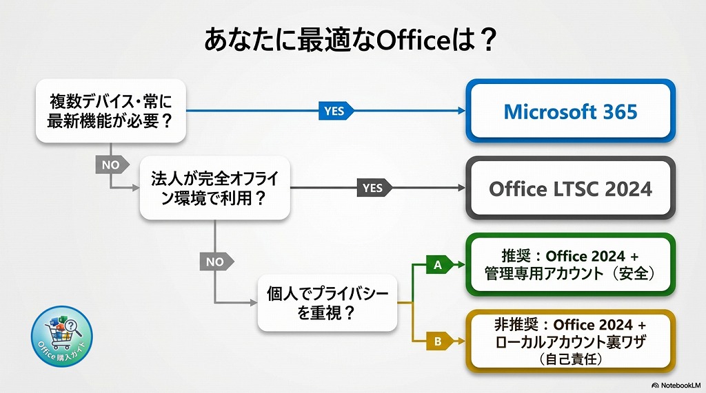 サブスク型 Microsoft 365 の選び方