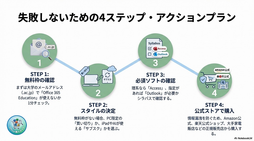 まとめ：用途に合わせて最適なOfficeを選ぼう