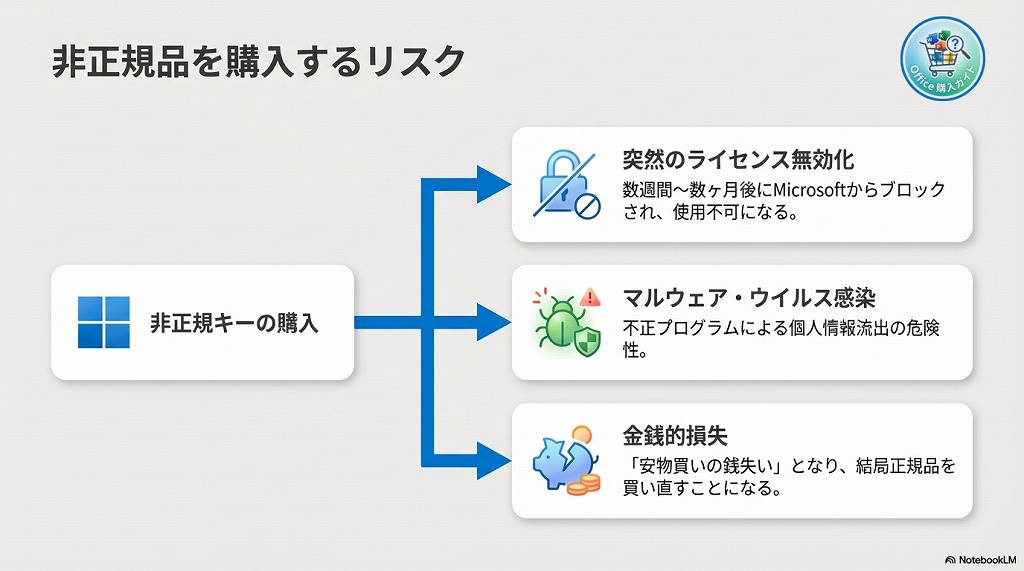 【警告】安すぎる「非正規品(海賊版)」に要注意!