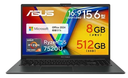 ASUS（エイスース） 15.6型ノートパソコン　ASUS Vivobook Go 15 E1504FA E1504FA-R585KWS4