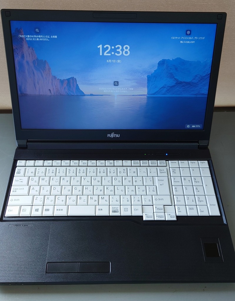 今回購入した富士通 LIFEBOOK A5511の状態